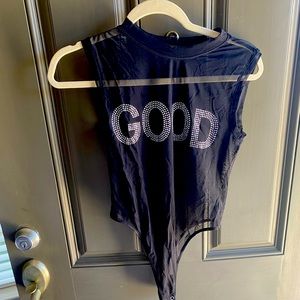 Good American Sheer GOOD bodysuit Size 2